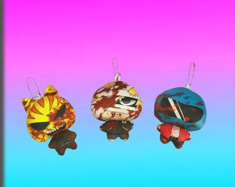 Llaveros de peluche de Hotline Miami