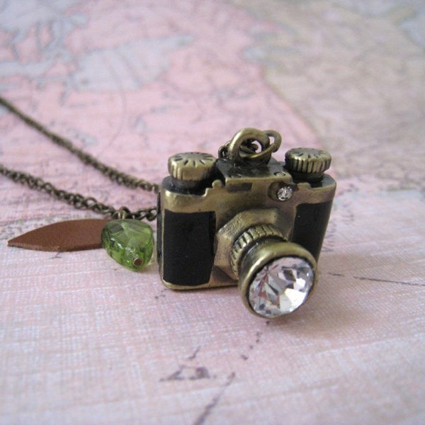 Whimsiy Camera Necklace