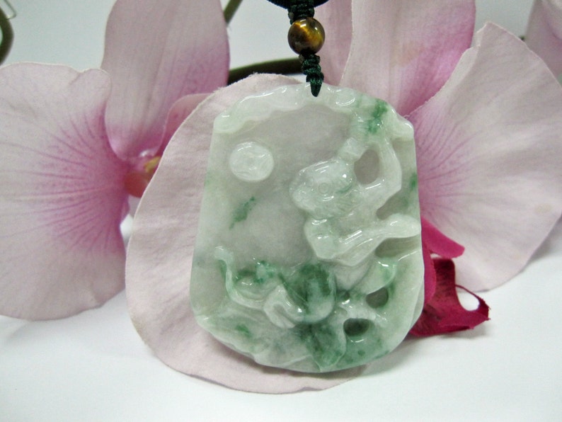 Jade Monkey Ling Hou çµçŒ´å­™æ‚Ÿç©ºsun Wukong æ­¥æ­¥é«˜å‡good Luck Etsy - jade monkey ling hou çµçŒ´å­™æ‚Ÿ!   ç©ºsun wukong æ­¥æ­¥é«˜å‡good luck image 0