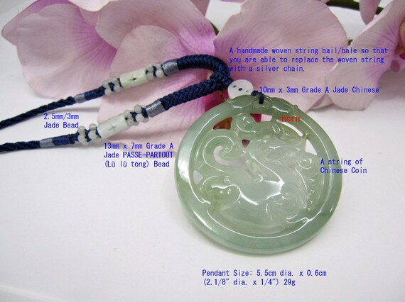 Jade Chinese Unicorn Qilin Kirin 麒麟献宝 Good Luck Charm Etsy