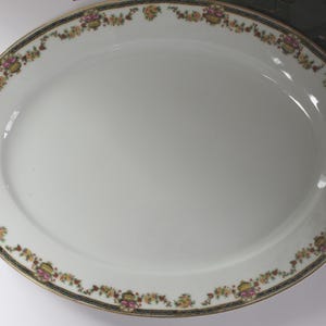 CH Field Haviland Limoges Porcelain Serving Platter; Dinner Platter