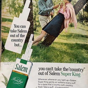 Vintage Salem cigarette ad