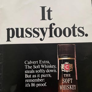 Vintage whiskey ad