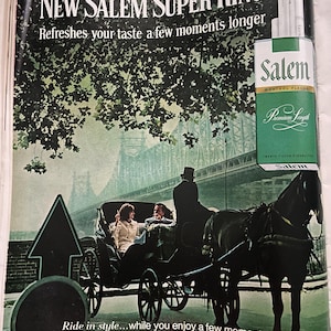 Vintage Salem cigarette ad