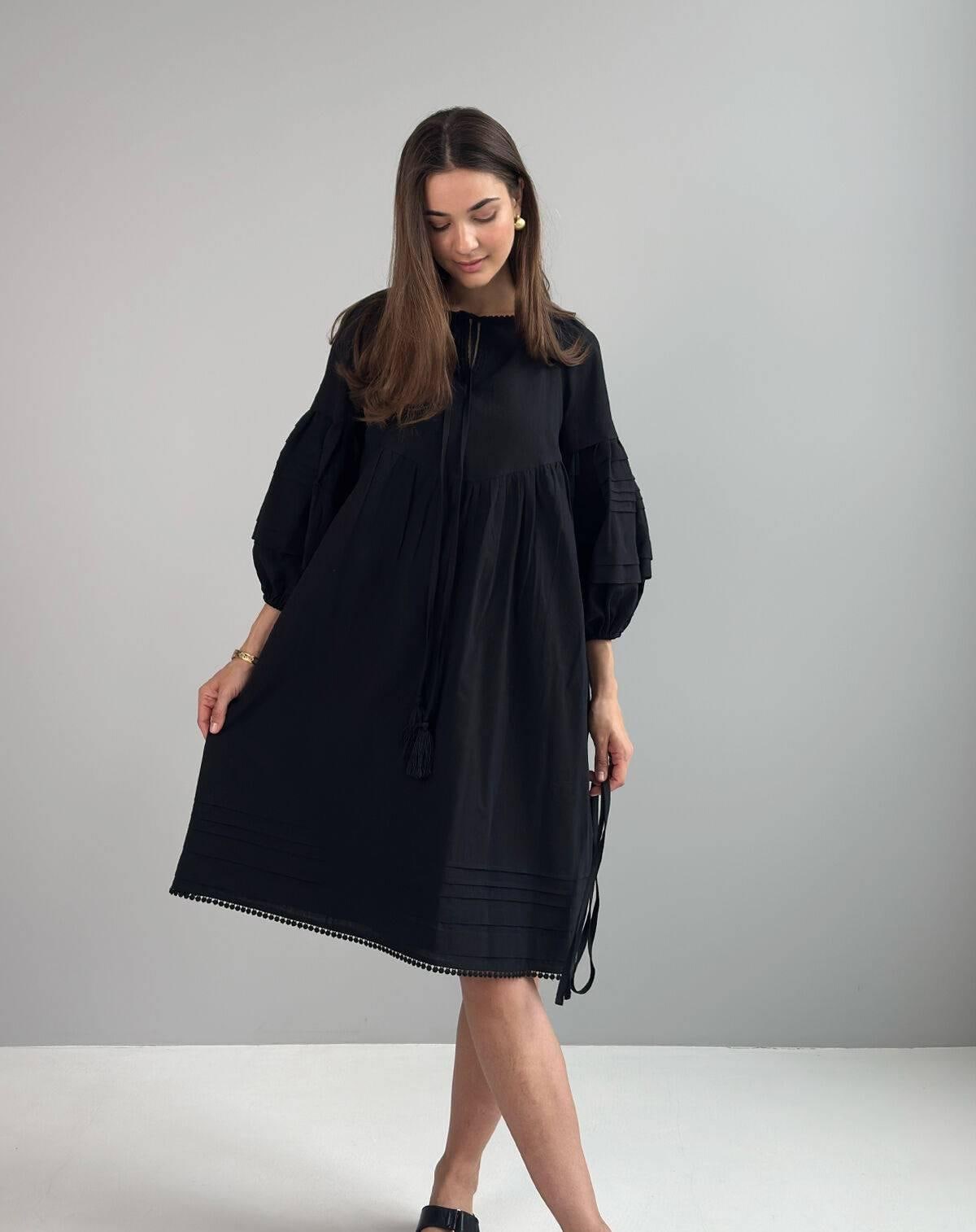 white cotton long sleeve dress Alima Long Sleeve Maxi Dress