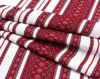Rushnyk de Ucrania con adorno rojo, Rushnyk bordado, Rushnyk de boda, Rushnyk tradicional, Toalla de algodón, Rushnyk tejido, Toalla hecha a mano