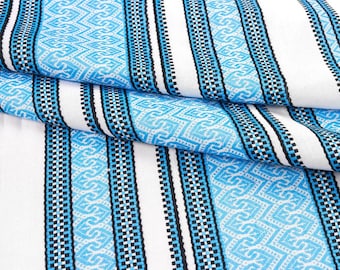 Rushnyk bordado, mantel ucraniano, adorno azul, rushnyk de boda, rushnyk tradicional, toalla de algodón, rushnyk tejido, toallas hechas a mano