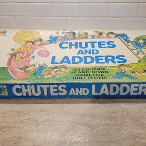 Vintage Chutes and Ladders Board Game, Chutes and Ladders, Family Game Night, Vintage Board Games, Retro Board Games, 1980s Board Games