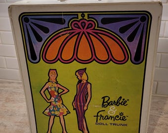 Vintage Barbie and Francie Doll Carrying Case