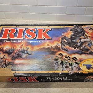 Vintage Risk Board Game, Risk 1993 The World Conquest Game, Parker Brothers, Family Fun Night, Boards and Brews