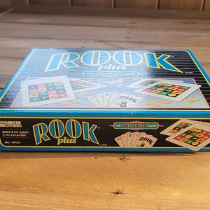Juego de cartas Rook, juego de mesa Rook de los años 90, juego de cartas Rook Plus The Wild Bird, juego de Parker Brothers