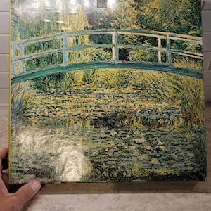 Vintage Springbok 500 Piece Jigsaw Puzzle, The Pond With Water Lilies, Claude Monet Nation Gallery London