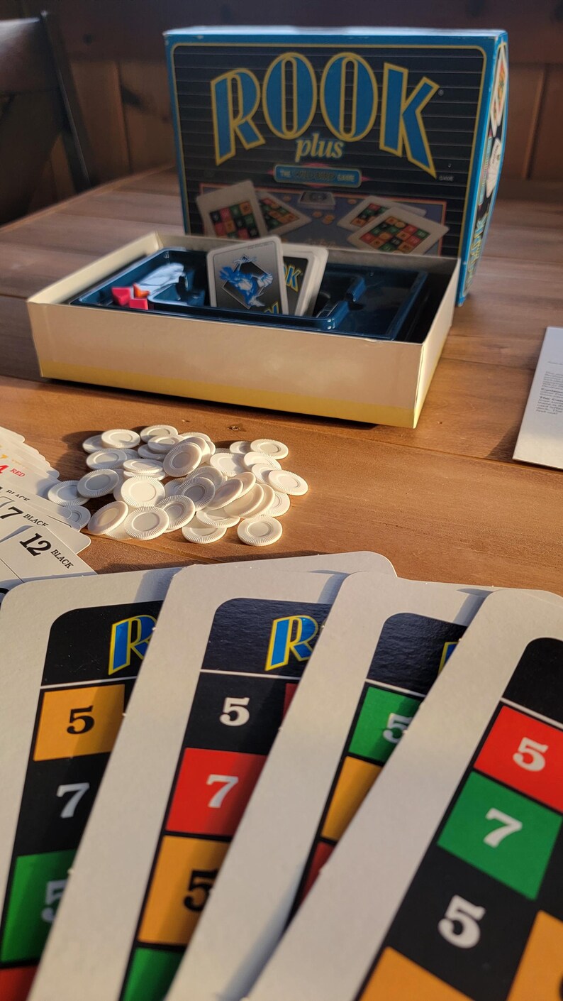 Rook Card Game, 1990s Rook Board Game, Rook Plus the Wild Bird Card ...