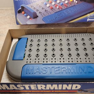 Vintage Mastermind brädspel, 1996 Pressman Mastermind brädspel