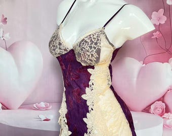French Lace Nightdress, Wedding Lingerie, Honeymoon Set