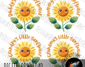 Little Sunshine-rompertje afdrukbaar png-bestand voor peuters – oma/opa/mama/papa babyromper kinderkamer kunst aan de muur