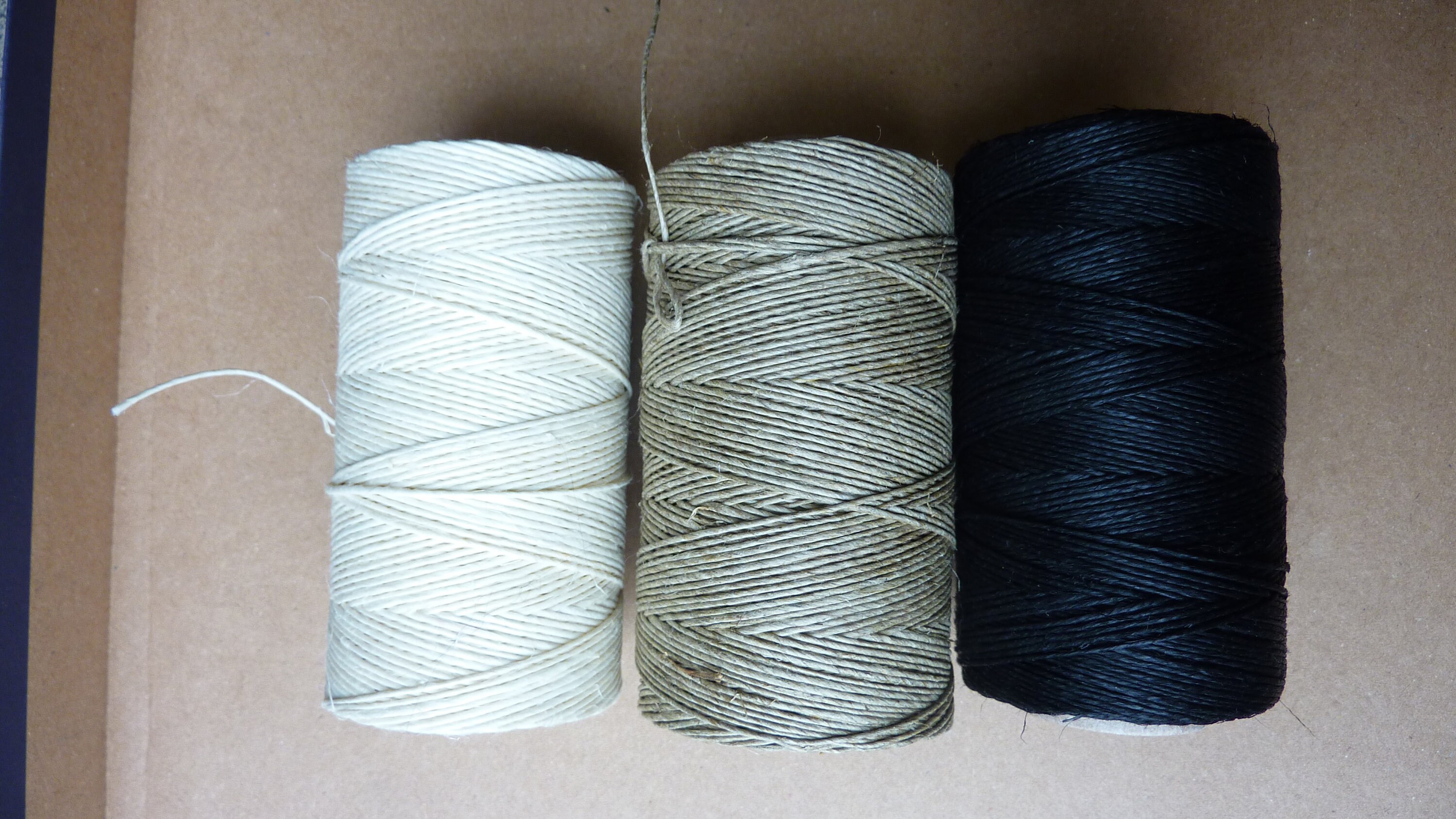 Taupe natural linen cord.linen thread for jewelry.linen twine Etsy