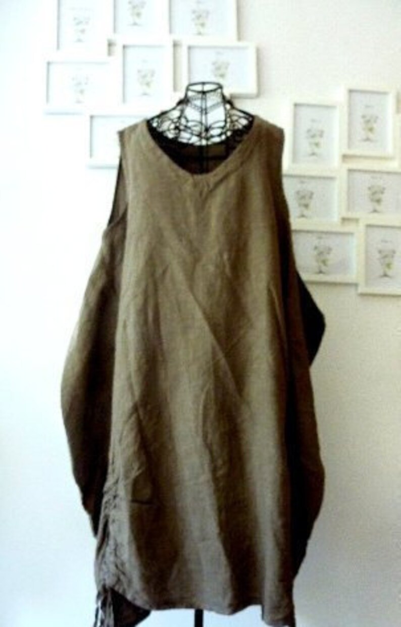 linen dress xl