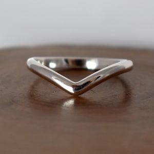 Wishbone Ring Handmade in Recycled Sterling Silver 925