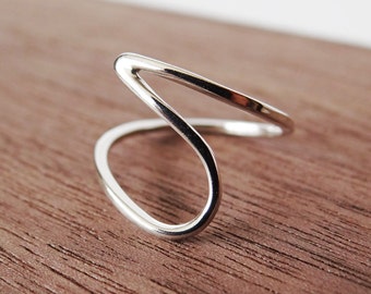 Sculptural Sterling Silver Ring