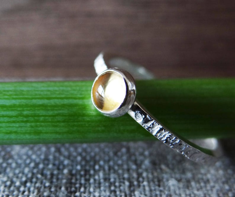 Citrine Ring in Sterling Silver image 2