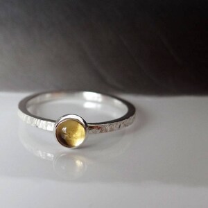 Citrine Ring in Sterling Silver image 3
