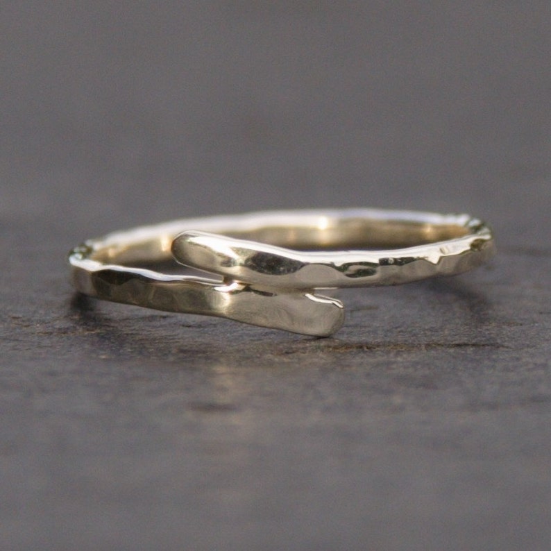 Sterling Silver ring Near Miss Etsy