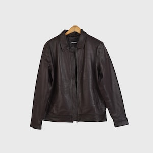 Men's Genuine Leather Jacket - The Traitor. Handmade Brown Biker Premium Quality Motorcycle Jacket | Authentic Leather Cafe Racer Outerwear