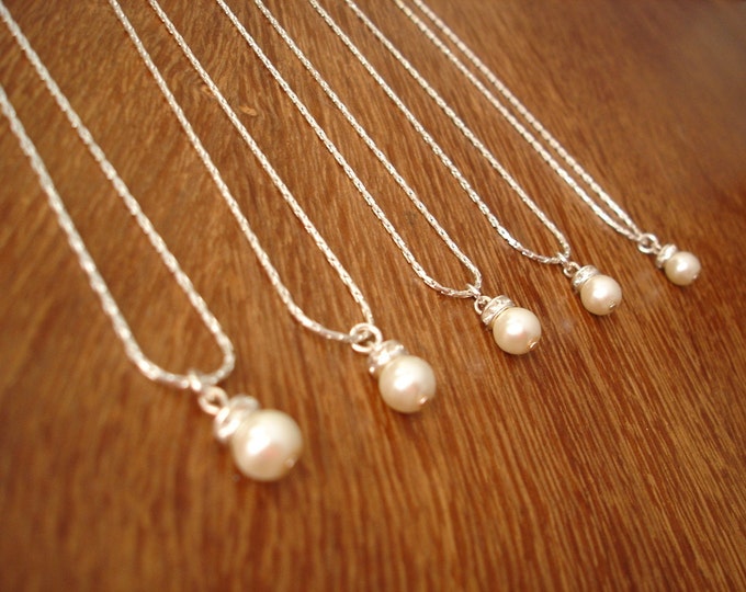 Simple bridesmaid necklaces Clearance