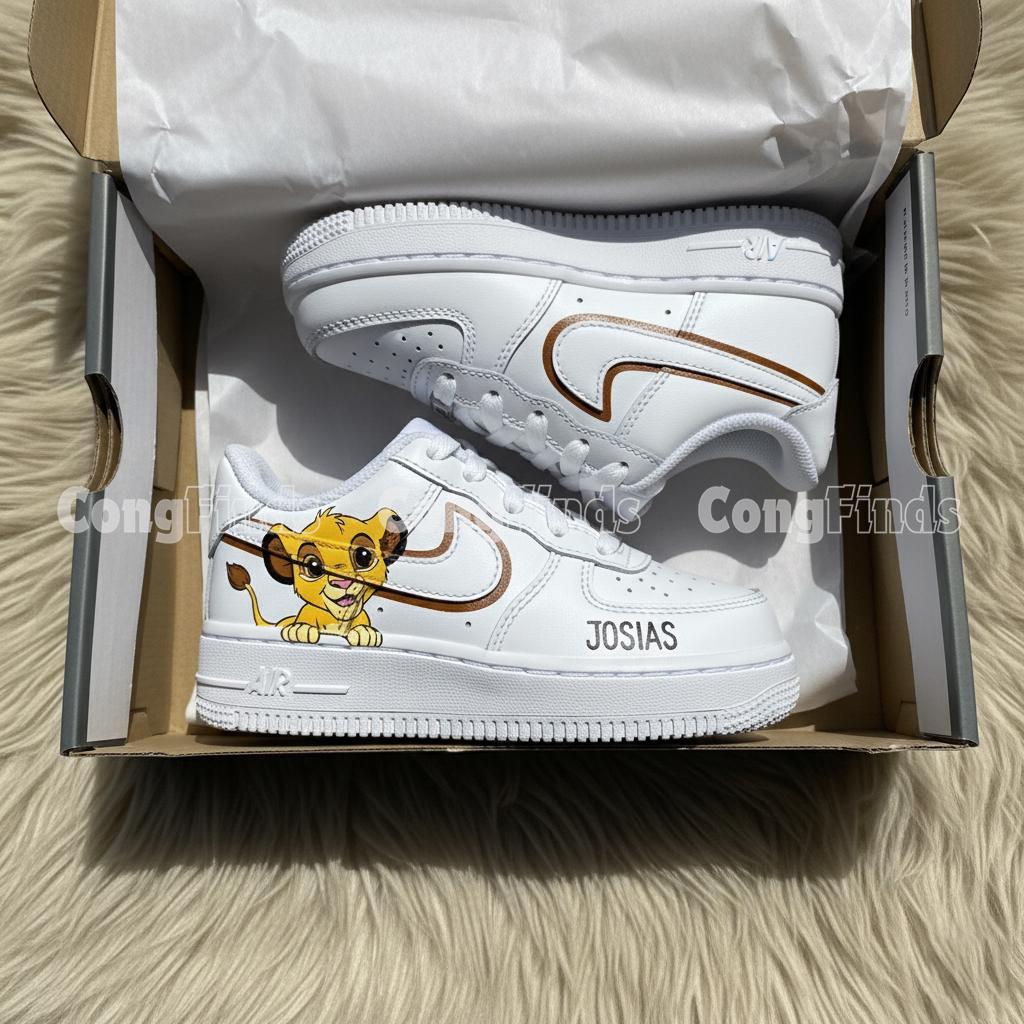 lion king nike air force 1