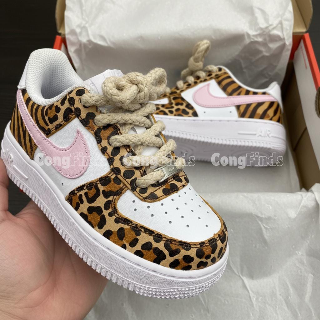 nike tanjun leopard print