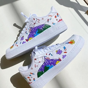 Custom Juice Wrld Air Force 1 Shoes, Personalized AF1 Shoes, Custom Hand Painted Juice Wrld AF1, AF1 Shoes, Juice Wrld AF 1 Sneaker