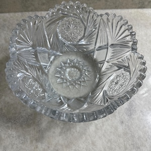 American brilliant cut glass