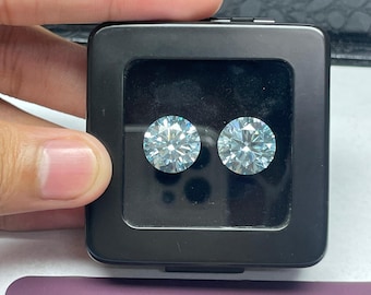 16 TCW Round Lab Grown Diamond – Fancy Vivid Blue VS1 IGI Certified