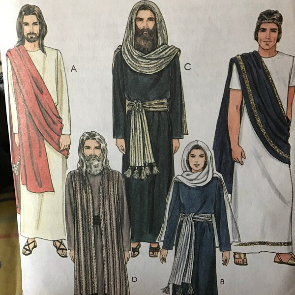 NIP McCall’s costume pattern - men’s & women’ Christmas/ passion play costumes