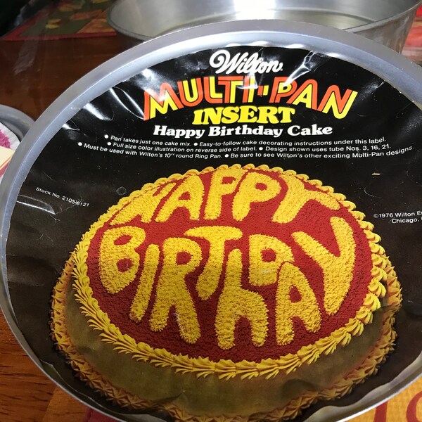 Wilton Cake Pans Instructions - Etsy
