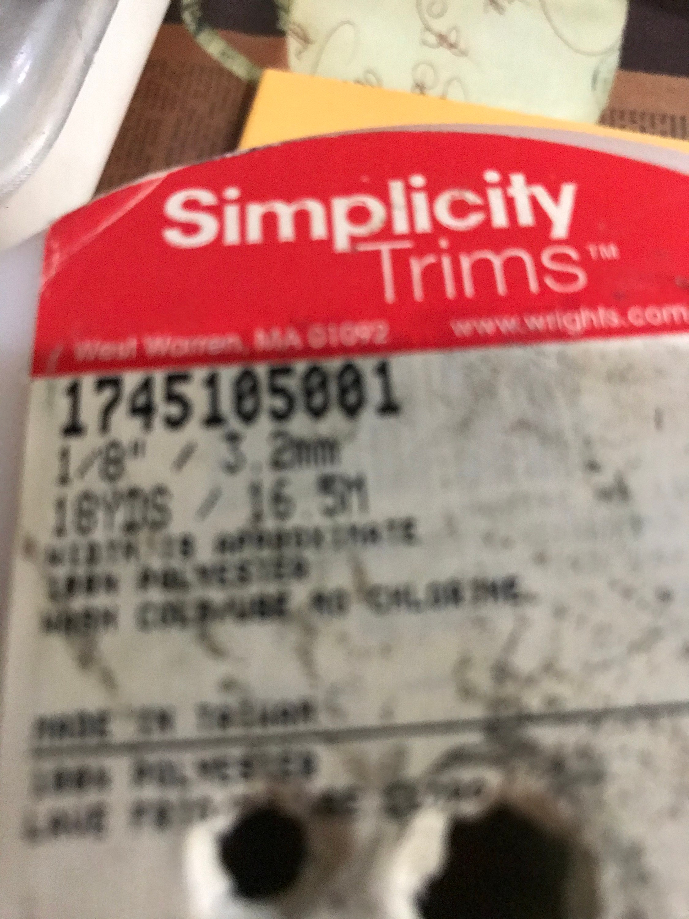 4 yards Simplicity /Wrights trims Orange green or silver Etsy