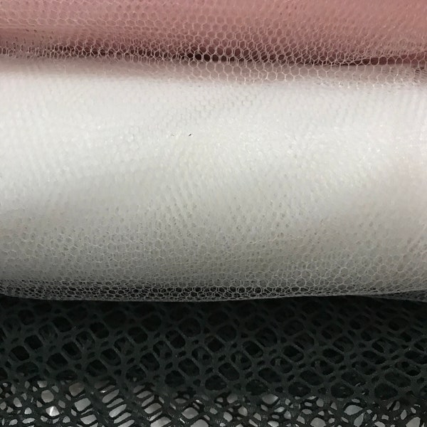 1 yard netting - pink or white, 72” wide