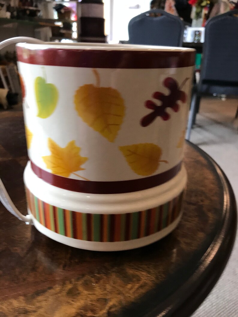 Electric jar candle warmer or Potpourri simmer pot // Etsy