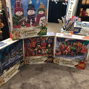 NIB Masterpieces Christmas Signature collection jigsaw puzzle - 500 pieceS