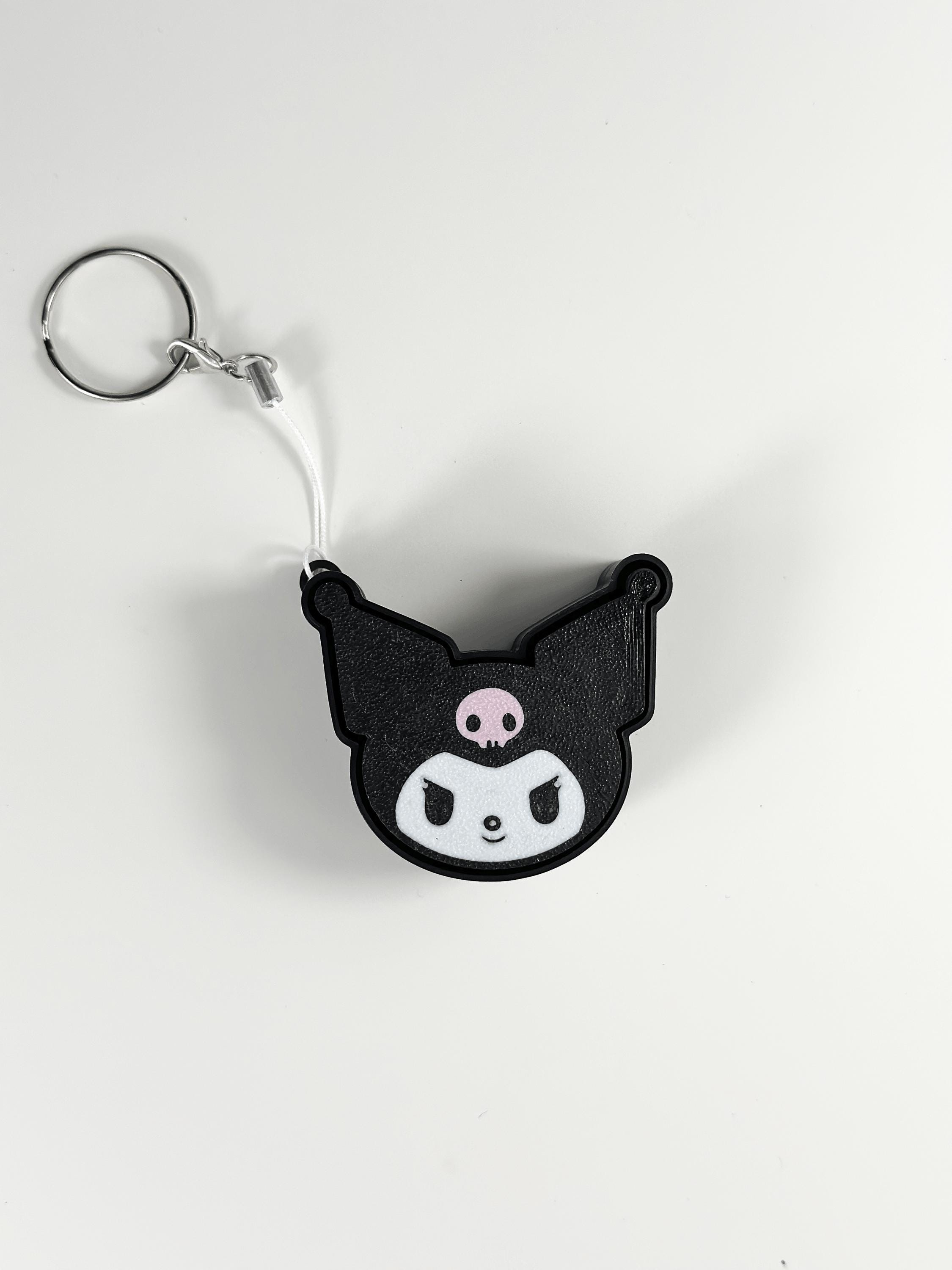 Kuromi Fidget Clicker Keychain – Sanrio Inspired Kawaii Stress Toy