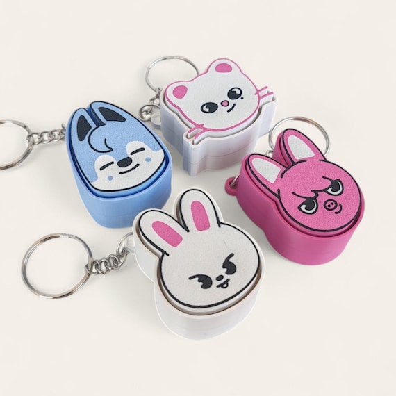 Skzoo Stray Kids Animal Fidget Clicker Keychains Kpop - Etsy