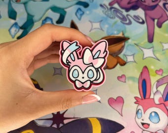 Sylveon, Umbreon, Glaceon, Vaporeon, Flareon, Espeon Fidget Clicker Keychain – Cute Pokémon-Inspired Stress Relief Toy for Fans & Collectors