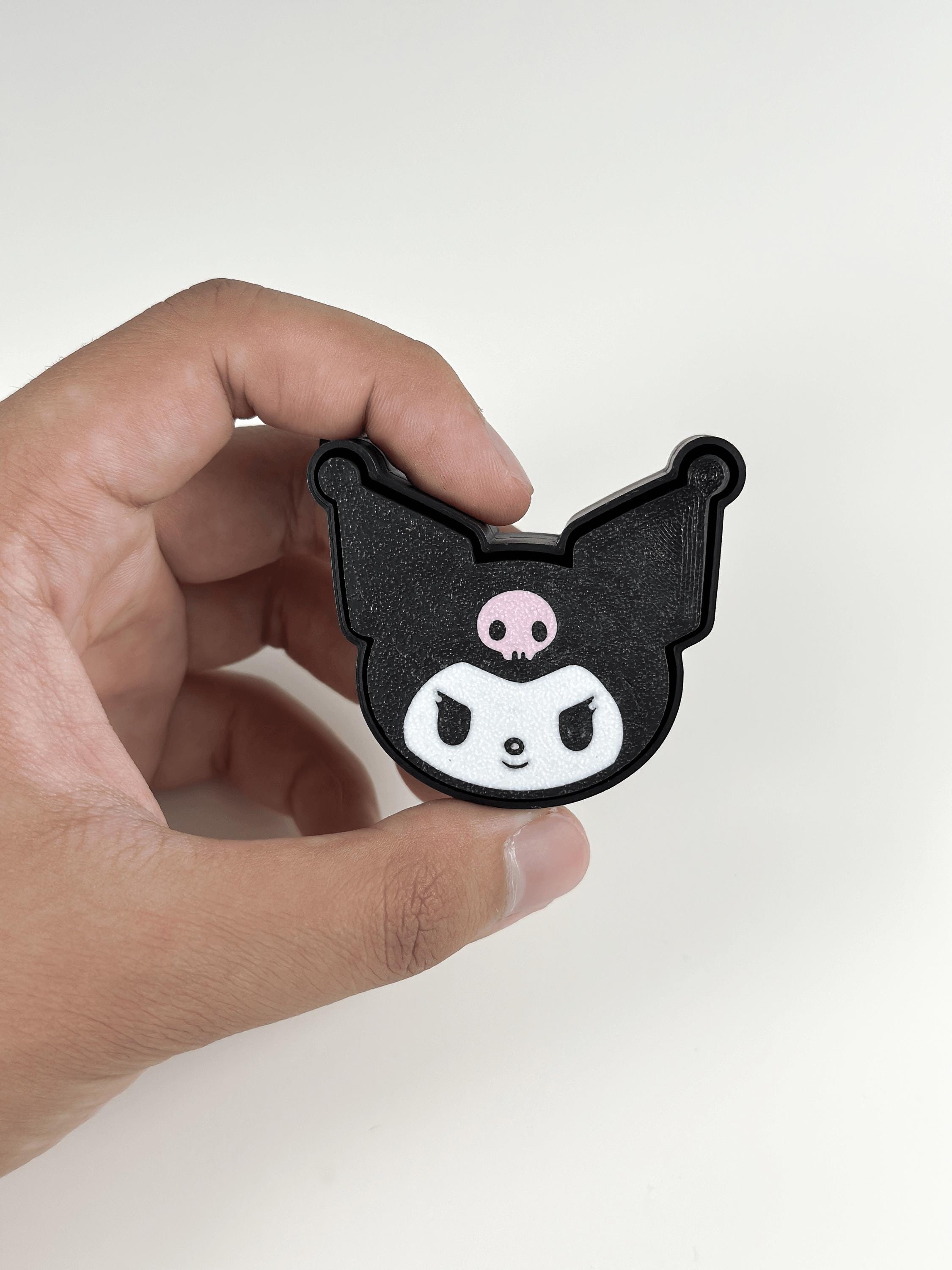 Kuromi Fidget Clicker Keychain – Sanrio Inspired Kawaii Stress Toy