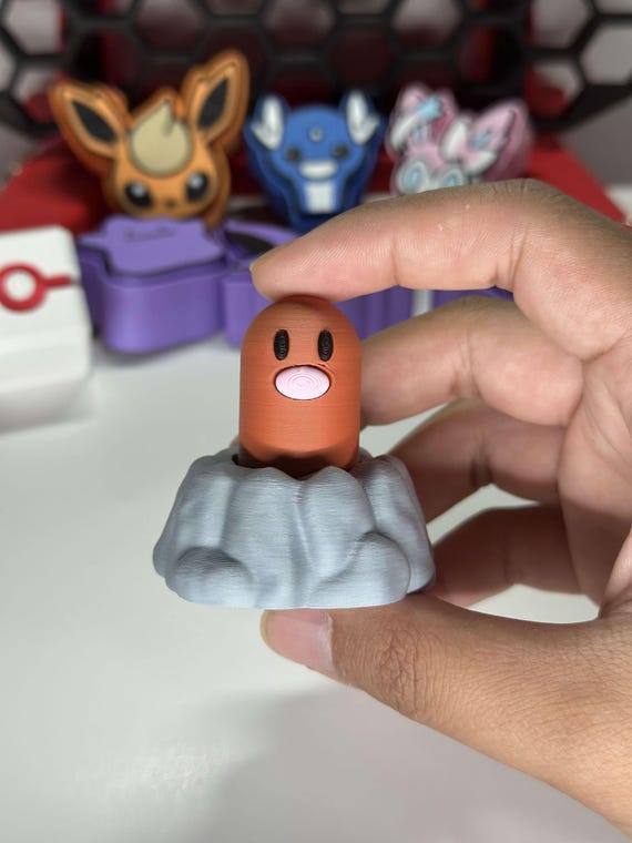 Diglett Pop-Up Fidget Toy – Fun Pokémon-Inspired Desk Toy for Stress & Sensory Play
