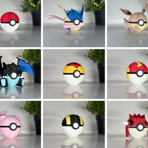 Anpassad 3D-tryckt Pokeball