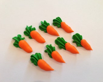 100 royal icing carrots  Approx. Size 3/4” long