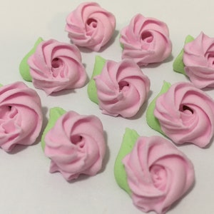 150 Mini Pink Rosettes Royal Icing Flowers Approx.size 1/2” - Etsy