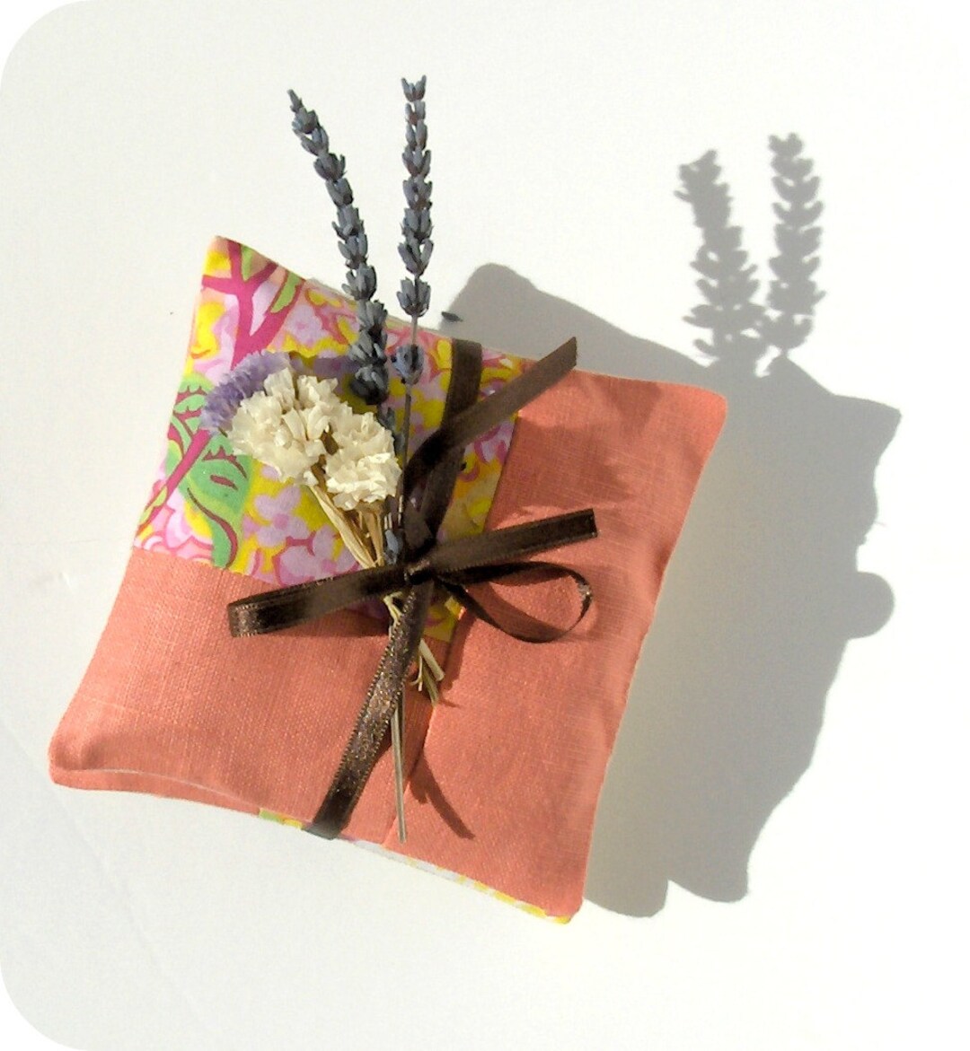 Linen Lavender Sachet - Patchwork Set - Etsy