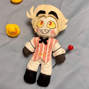 Preview of out-of-stock item! DO NOT BUY! Lucifer Morningstar Plush Doll Hazbin Hotel Plushie (read desc please!!!)